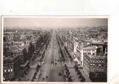 Paříž Třída Velké armády s razítkem Světová výstava (960913)